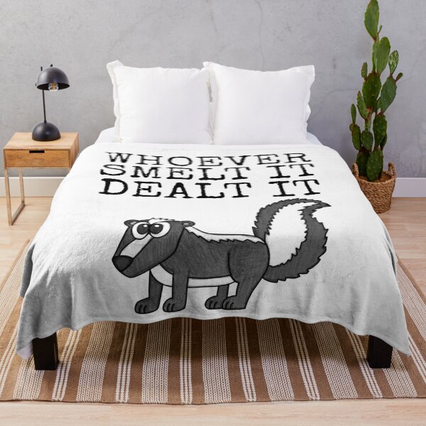 Item preview, Whoever Smelt It Dealt It, Skunk Funny designed and sold by doodlerob.