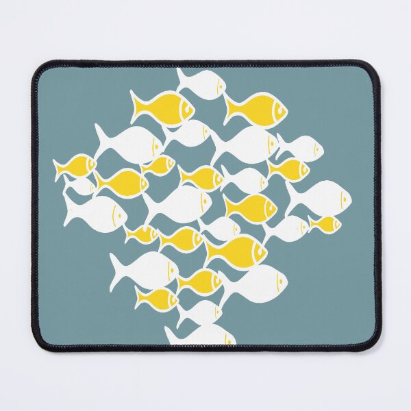 Item preview, Mid Century Modern Fish Abstract Art Cut Out 2 designed and sold by taiche.