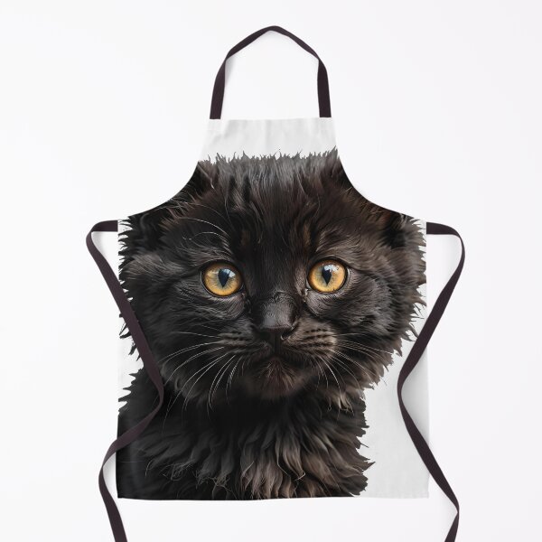 Item preview, Fluffy Black Cat designed and sold by GIFT4S.