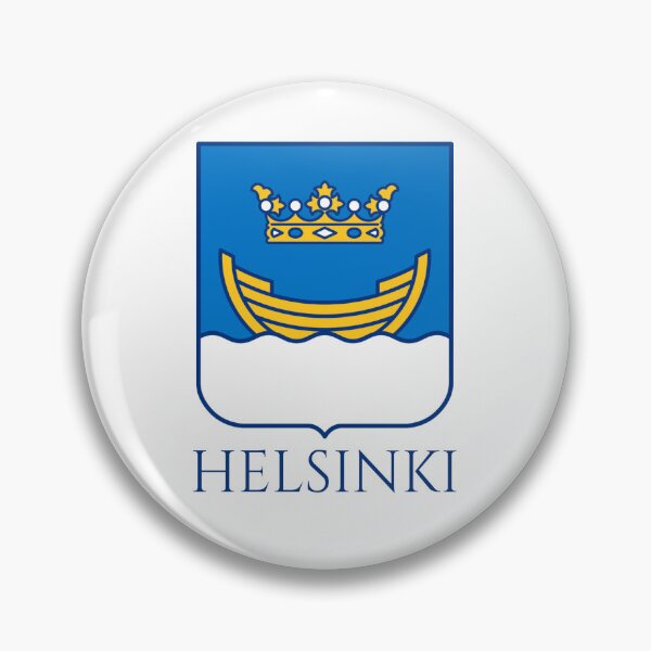 Artikelvorschau, Wappen von Helsinki, Finnland entworfen und verkauft von jeshands.