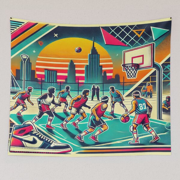 Item preview,  Retro 80s Street Basketball Design designed and sold by Genady.