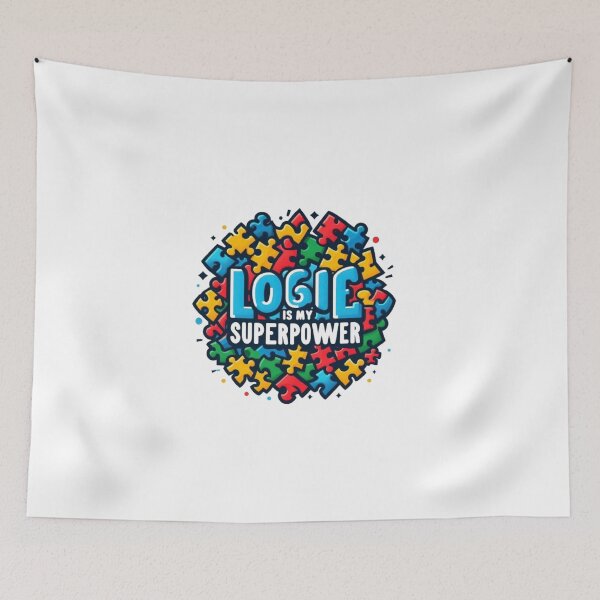 Item preview, Logic is my super power designed and sold by Monem-RASH.
