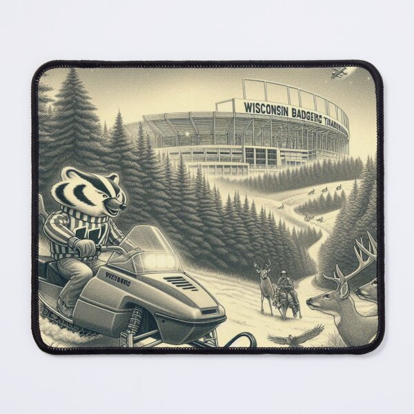 Item preview, Bucky Badgers Vintage Art designed and sold by schwampbell.