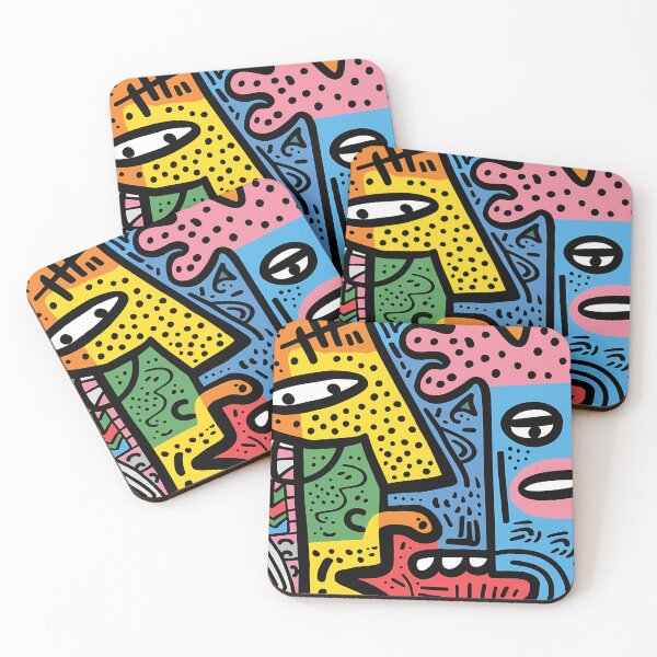Item preview, Very colorful street art designed and sold by MidArtForge.