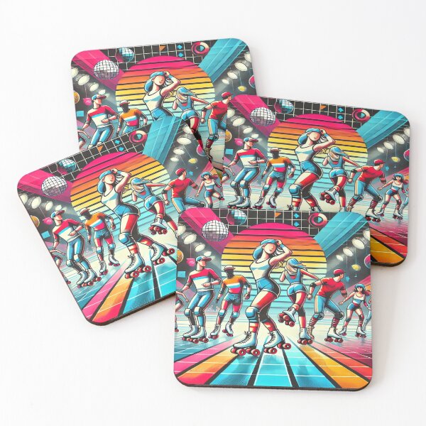 Item preview, Retro 80s Roller Disco Design designed and sold by Genady.
