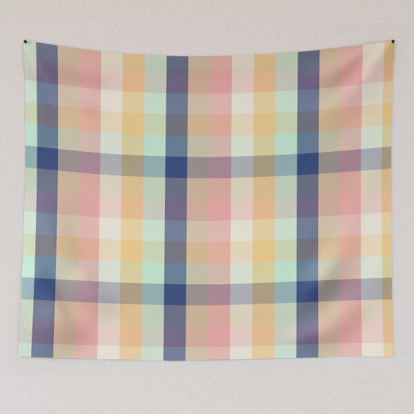 Item preview, Socialite Colors Gingham - Preppy Square Color Black Patchwork designed and sold by GenAumonier.