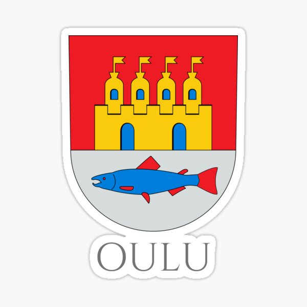 Item preview,  Oulu Finland Coat of Arms designed and sold by jeshands.