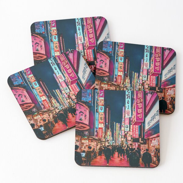 Item preview, MYEONGDONG BUSTLING NEON STREETS  designed and sold by milestotreasure.