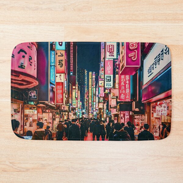 Item preview, MYEONGDONG BUSTLING NEON STREETS  designed and sold by milestotreasure.