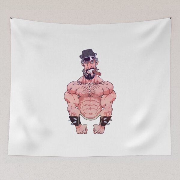 Item preview, Leather Muscle Bear Man Flexing designed and sold by vincettiart.