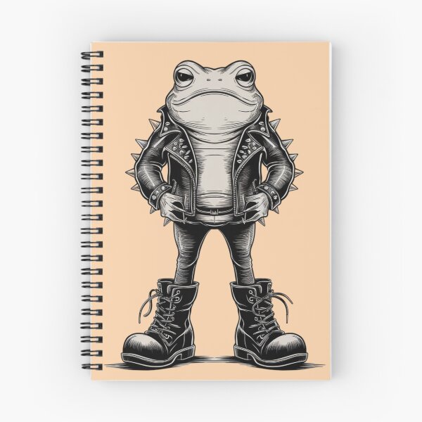 Item preview, a stylized frog dressed in a punk-inspired outfit designed and sold by 123ks.