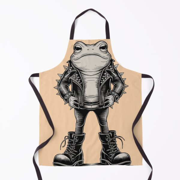 Item preview, a stylized frog dressed in a punk-inspired outfit designed and sold by 123ks.