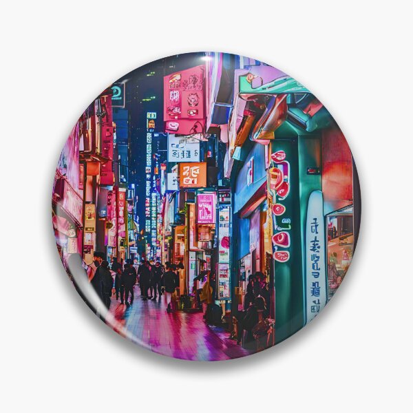 Item preview, MYEONGDONG CYBERPUNK AESTHETIC NEON STREETS designed and sold by milestotreasure.