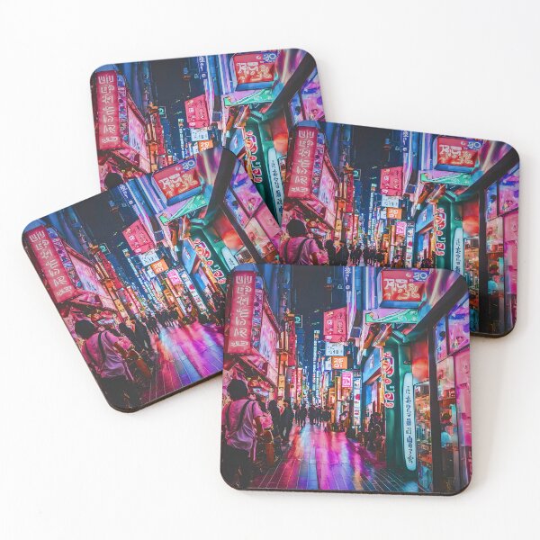 Item preview, MYEONGDONG CYBERPUNK AESTHETIC NEON STREETS designed and sold by milestotreasure.