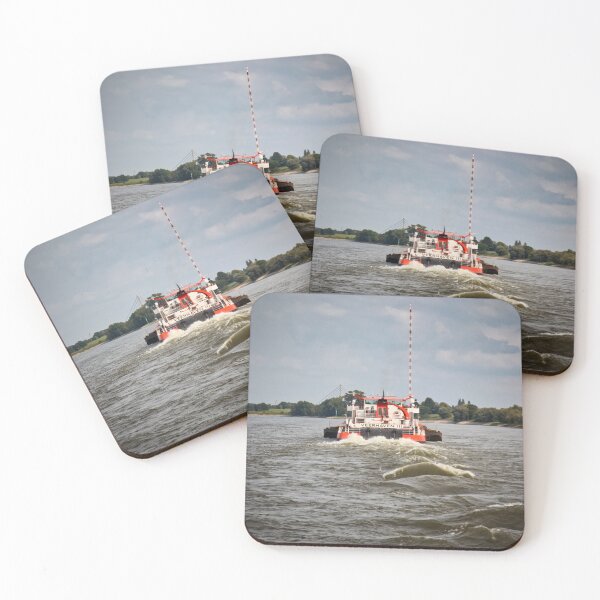 Item preview, Tugboat Veerhaven III Waterbuffel on the Rhine near Wesel designed and sold by Ruhrpottpicture.