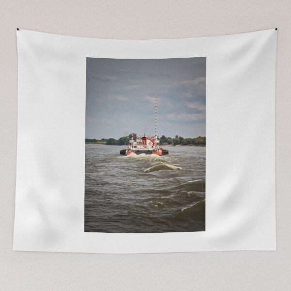 Item preview, Tugboat Veerhaven III Waterbuffel on the Rhine near Wesel designed and sold by Ruhrpottpicture.
