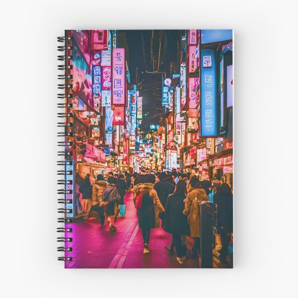 Item preview, MYEONGDONG CYBERPUNK VIBRANT NEON SIGN designed and sold by milestotreasure.