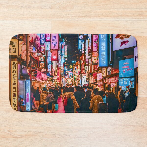 Item preview, MYEONGDONG CYBERPUNK VIBRANT NEON SIGN designed and sold by milestotreasure.