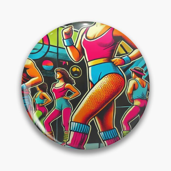 Item preview, Retro 80s Aerobics Class Design designed and sold by Genady.