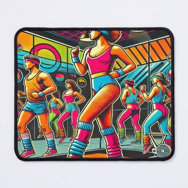 Item preview, Retro 80s Aerobics Class Design designed and sold by Genady.