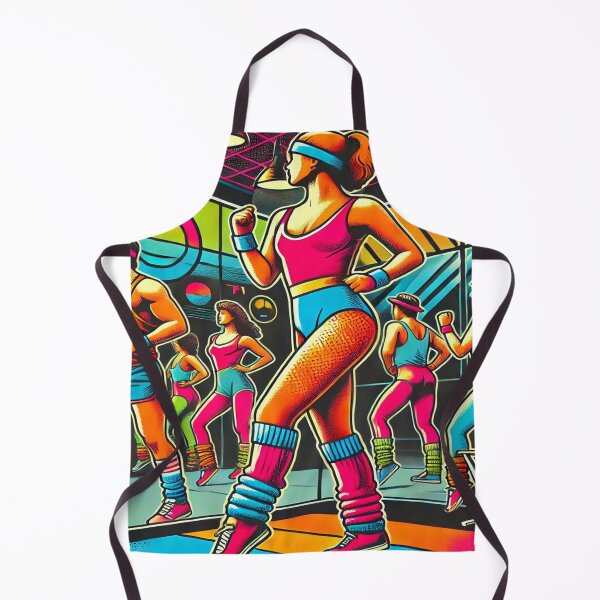 Item preview, Retro 80s Aerobics Class Design designed and sold by Genady.