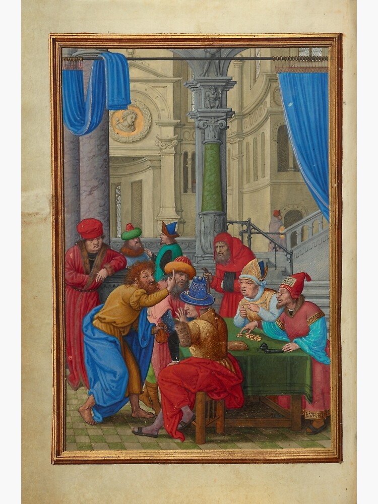 Thumbnail 3 of 3, Poster, Judas Receiving the Thirty Pieces of Silver designed and sold by bart4jesus.