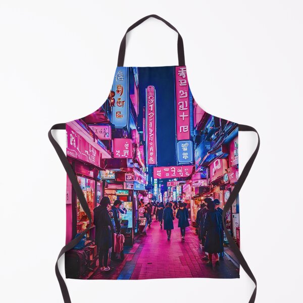 Item preview, MYEONGDONG VIBRANT CYBERPUNK NIGHTLIFE designed and sold by milestotreasure.