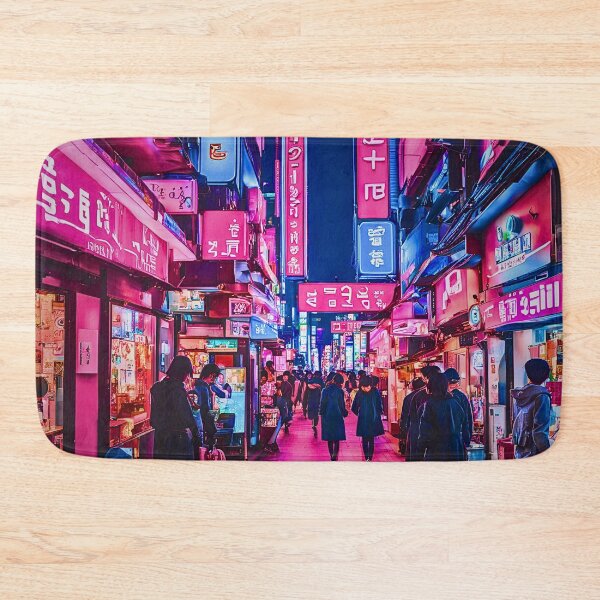 Item preview, MYEONGDONG VIBRANT CYBERPUNK NIGHTLIFE designed and sold by milestotreasure.