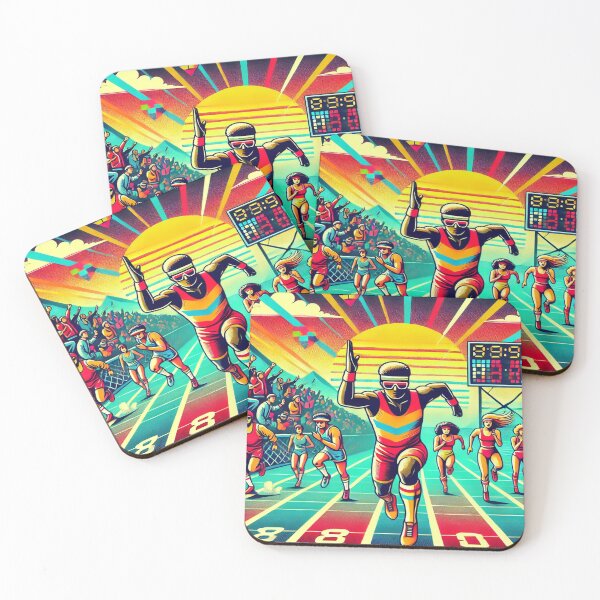 Item preview, Retro 80s Track and Field Design designed and sold by Genady.