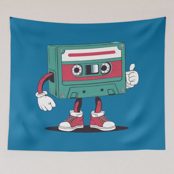 Item preview, Cassette tape. Retro. designed and sold by MyHappyArtShop.