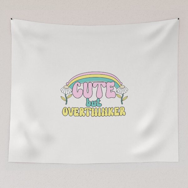 Item preview, Cute But Overthinker designed and sold by PG Illustration.