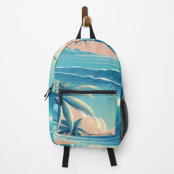 Item preview, Tropical Serenity: Seagulls Soaring over Ocean Waves designed and sold by ZenOfAIarts.