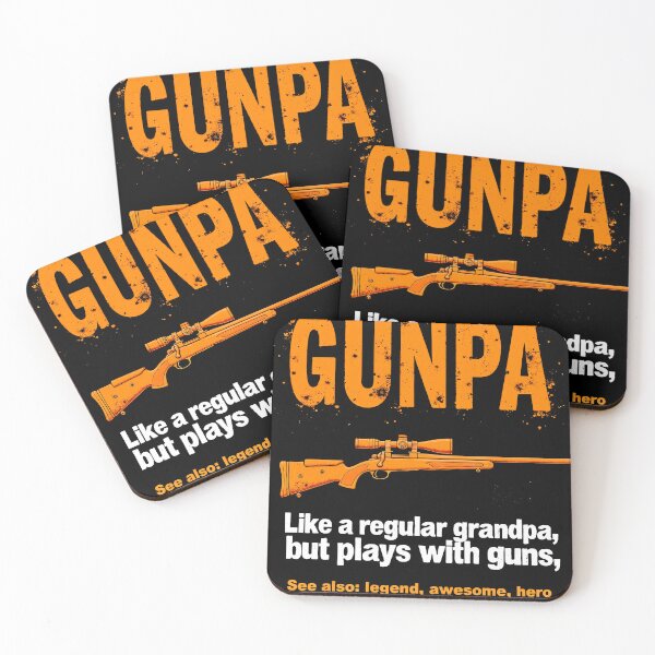 Item preview, Gunpa: Like a regular grandpa, but plays with guns. designed and sold by Mosaic-97.