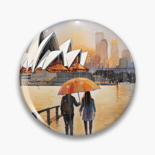 Item preview, Couple in the Rain in Sydney designed and sold by Rtymer.