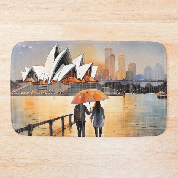 Item preview, Couple in the Rain in Sydney designed and sold by Rtymer.