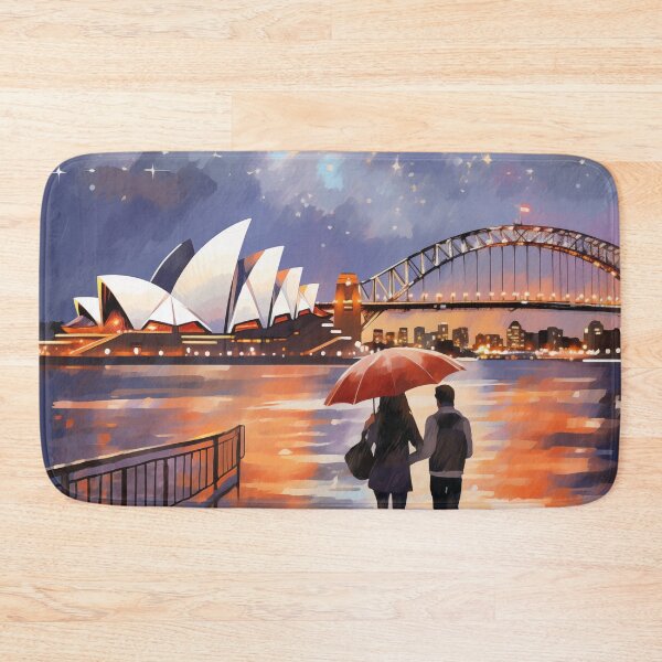 Item preview, Couple in the Rain in Sydney designed and sold by Rtymer.