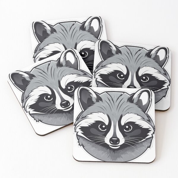 Item preview, Raccoon Face designed and sold by FamiliarPufferfish.