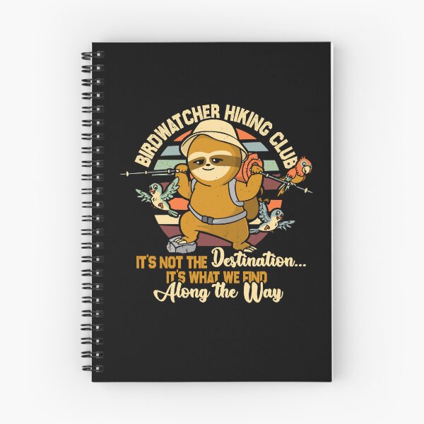 Item preview, Birdwatcher Twitcher Hiking Club Sloth designed and sold by LegsMiserable.