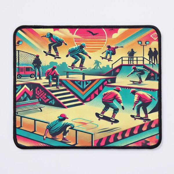 Item preview, Retro 80s Skateboarding Design designed and sold by Genady.