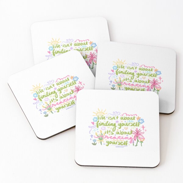 Item preview, life isn't about finding yourself it's about creating yourself - quote designed and sold by dearestbrenda.