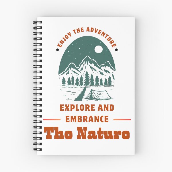 Aperçu de l'œuvre Profitez de l'aventure, embrassez la nature en camping T-Shirt créée et vendue par TrailTees.