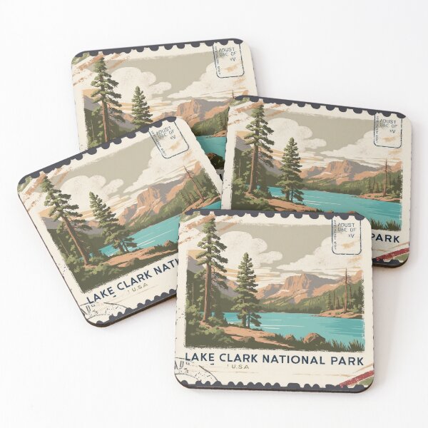 Item preview, Lake Clark National Park Postcard Vintage Retro Travel designed and sold by TravelPostcardGems.