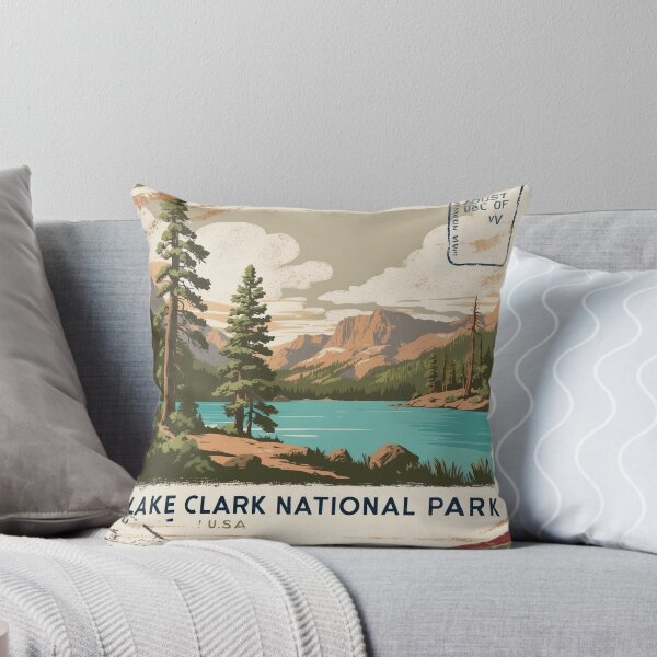 Item preview, Lake Clark National Park Postcard Vintage Retro Travel designed and sold by TravelPostcardGems.
