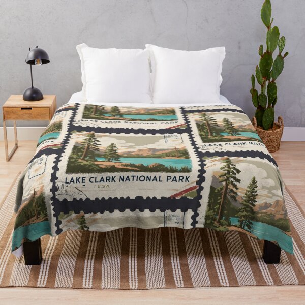 Item preview, Lake Clark National Park Postcard Vintage Retro Travel designed and sold by TravelPostcardGems.