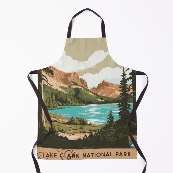 Item preview, Lake Clark National Park Postcard Vintage Retro Travel designed and sold by TravelPostcardGems.