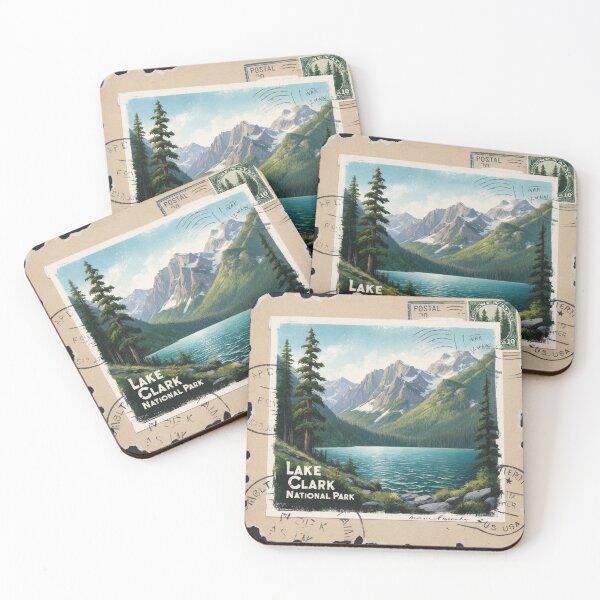 Item preview, Lake Clark National Park Postcard Vintage Retro Travel designed and sold by TravelPostcardGems.