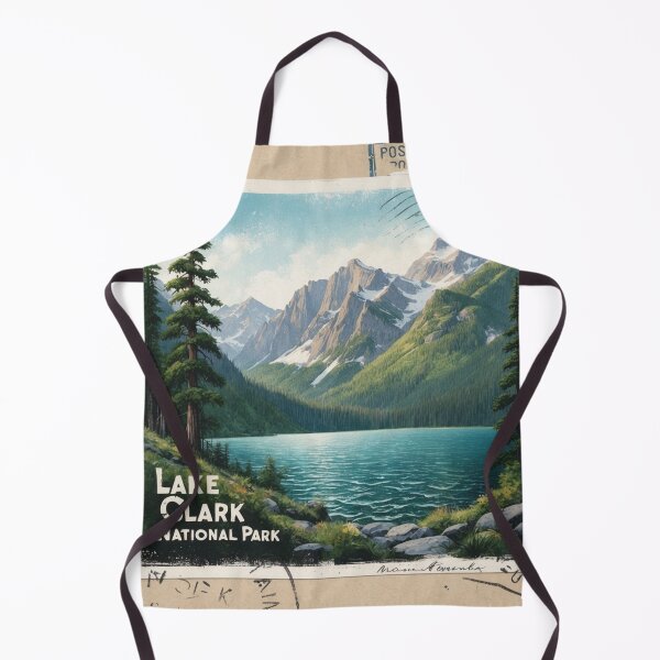 Item preview, Lake Clark National Park Postcard Vintage Retro Travel designed and sold by TravelPostcardGems.