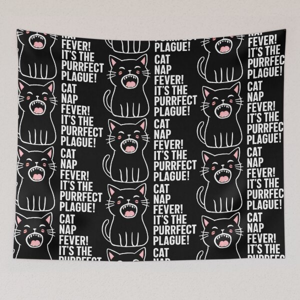 Item preview, CAT NAP FEVER! IT'S THE PURRFECT PLAGUE! designed and sold by SplashTastic.