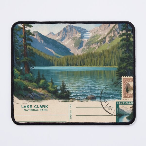 Item preview, Lake Clark National Park Postcard Vintage Retro Travel designed and sold by TravelPostcardGems.