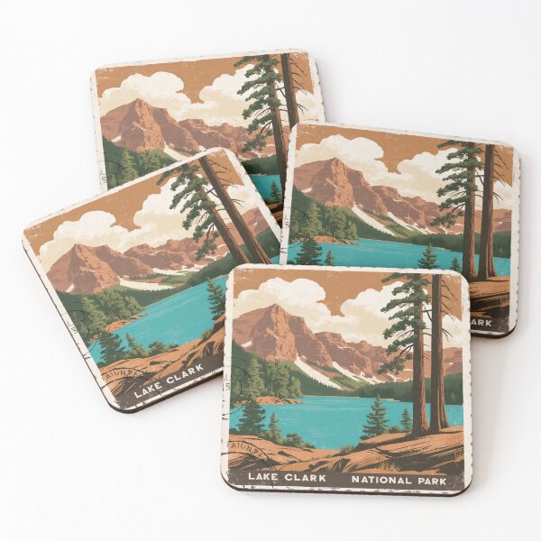 Item preview, Lake Clark National Park Postcard Vintage Retro Travel designed and sold by TravelPostcardGems.